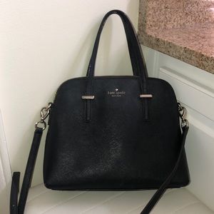 Kate spade black cross body or tote.